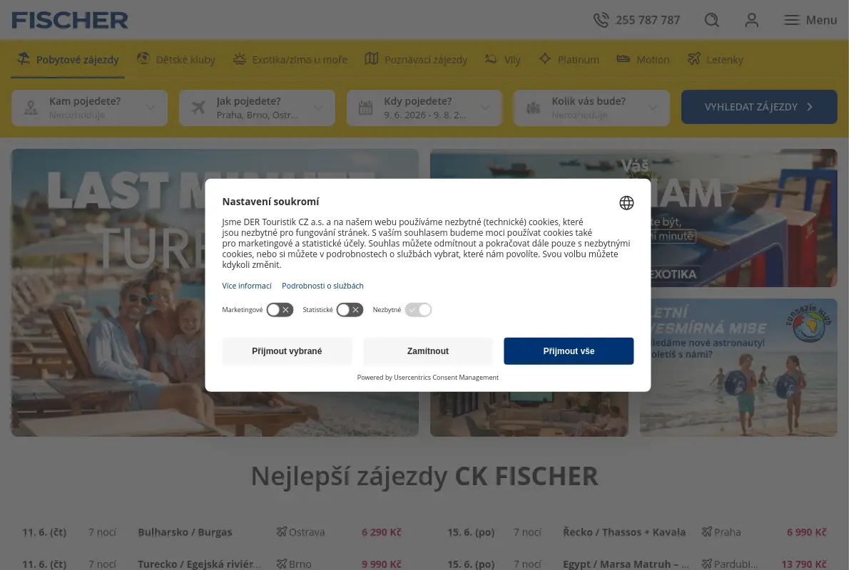 Cestovní kancelář FISCHER